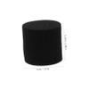OUNONA 2pcs Speaker Sponge Covers for Enhanced Bass Response Acoustic Damping for Speaker Bass Port Tube Easy Installation Noise Reduction Black Diameter Height view 3