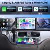 8-Core 4G+64G Qual-comm Snapdragon chip Car Radio for Honda Odyssey 2005-2010, Rimoody Car Stereo Carplay Android Auto 3D car Model Display GPS WiFi 9 Inch IPS Touchscreen Mirror Link Camera view 2