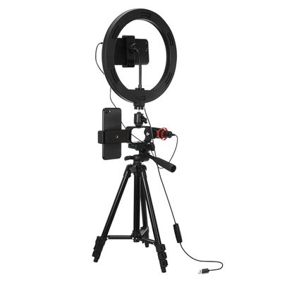 YUYUFA Mobile Portable Video Shooting Set Internet Celebrity Live Broadcast Circular Fill Light Tripod Combination Set