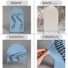 Racing Theme Arch Backdrop Cover Arched Stand Spandex Cloth for Boy Birthday Party Decoration Supplies (Blue and Tire Print,6.6FT (6.6x3.3ft)) view 4