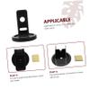 POPETPOP 1pc Wall-Mounted Speaker Storage Rack for Echo Easy to Install Remove Edged Tray Prevents Falling for Home Hotel Office Use Speaker Bracket view 2