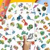100pcs Cute Dinosaur Stickers, Dino Sticker for Kids Waterproof Vinyl Perfect for Phone Cases, Laptops, Luggage, Birthday Parties, Picnic Crafts, and Daily Decoration view 3
