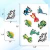 100pcs Cute Dinosaur Stickers, Dino Sticker for Kids Waterproof Vinyl Perfect for Phone Cases, Laptops, Luggage, Birthday Parties, Picnic Crafts, and Daily Decoration view 4