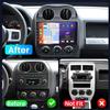 10.1" Upgrade Car Radio Stereo for Jeep Patriot Compass 2010 2011 2012 2013 2014 2015 2016 Android 13 with Wireless & Wired Carplay Android Auto Touch Screen Double Din GPS Navigation Head Unit/SWC view 3