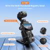 ALTSON Magnetic Mount Stand for DJI Osmo Pocket 3, DJI Osmo Pocket 3 Accessories-Multifunction Expansion Adapter 180 Adjustable Magnet Base, 1/4" Screw & Gopro Mount, Desktop/Vertical Surface Holder view 2