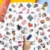 100pcs Crochet and Knitting Stickers Waterproof Vinyl Perfect for Phone Cases, Laptops, Luggage, Birthday Parties, Picnic Crafts, and Daily Decoration view 3