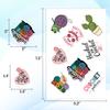 100pcs Crochet and Knitting Stickers Waterproof Vinyl Perfect for Phone Cases, Laptops, Luggage, Birthday Parties, Picnic Crafts, and Daily Decoration view 4