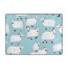 Cute Cartoon Sheep Print Living Room Anti Slip and Absorbent Carpet, Indoor Bedroom Bed Floor Mat, Ultra Soft Washable Carpet 80x58 in view 1