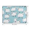Cute Cartoon Sheep Print Living Room Anti Slip and Absorbent Carpet, Indoor Bedroom Bed Floor Mat, Ultra Soft Washable Carpet 80x58 in view 3