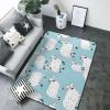 Cute Cartoon Sheep Print Living Room Anti Slip and Absorbent Carpet, Indoor Bedroom Bed Floor Mat, Ultra Soft Washable Carpet 80x58 in view 4
