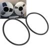 2 Rubber O Rings with 6 Pucks for & Studer, Increase Friction, Prevent Tape Reel Slippage, Nab Hub Adapter O Kit, Easy Installation, Daily Maintenance (Grey) view 3