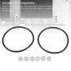 2 Rubber O Rings with 6 Pucks for & Studer, Increase Friction, Prevent Tape Reel Slippage, Nab Hub Adapter O Kit, Easy Installation, Daily Maintenance (Grey) view 4