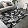 Halloween Bats Grey Print Living Room Anti Slip and Absorbent Carpet, Indoor Bedroom Bed Floor Mat, Ultra Soft Washable Carpet 80x58 in view 2