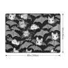 Halloween Bats Grey Print Living Room Anti Slip and Absorbent Carpet, Indoor Bedroom Bed Floor Mat, Ultra Soft Washable Carpet 80x58 in view 3