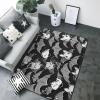Halloween Bats Grey Print Living Room Anti Slip and Absorbent Carpet, Indoor Bedroom Bed Floor Mat, Ultra Soft Washable Carpet 80x58 in view 4