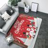 Merry Xmas Print Living Room Anti Slip and Absorbent Carpet, Indoor Bedroom Bed Floor Mat, Ultra Soft Washable Carpet 80x58 in view 4