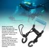 Diving Camera Lanyard, Diving Camera Coiled Lanyard Camera Coiled Lanyard with Quick Release Buckle for Underwater Diving Tools Light Tool (Lake Blue) view 2
