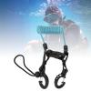 Diving Camera Lanyard, Diving Camera Coiled Lanyard Camera Coiled Lanyard with Quick Release Buckle for Underwater Diving Tools Light Tool (Lake Blue) view 4
