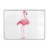 Flamingo Print Living Room Anti Slip and Absorbent Carpet, Indoor Bedroom Bed Floor Mat, Ultra Soft Washable Carpet 80x58 in view 1
