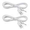 ECSiNG 2X USB to 2.5mm Male DC Charger Cable Compatible with Derma Pen Dr Pen M8 A1 A6 N2 X5 A6 view 1