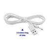 ECSiNG 2X USB to 2.5mm Male DC Charger Cable Compatible with Derma Pen Dr Pen M8 A1 A6 N2 X5 A6 view 4