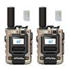 2 Pack Global Walkie Talkies Unlimited Range Nationwide 4G PTT Two Way Radio Long Distance Portable Radios for Family and Work Team(Metal) view 1