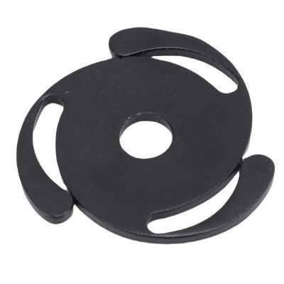 45 RPM Record Adapter Solid Aluminum Alloy Stable 7 Inch Record Spindle Insert for Turntable Player (Black)