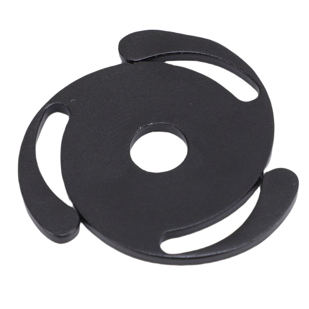 45 RPM Record Adapter Solid Aluminum Alloy Stable 7 Inch Record Spindle Insert for Turntable Player (Black)