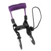 Diving Camera Lanyard, Diving Camera Coiled Lanyard Camera Coiled Lanyard with Quick Release Buckle for Underwater Diving Tools Light Tool (Purple) view 1