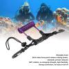 Diving Camera Lanyard, Diving Camera Coiled Lanyard Camera Coiled Lanyard with Quick Release Buckle for Underwater Diving Tools Light Tool (Purple) view 2