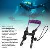 Diving Camera Lanyard, Diving Camera Coiled Lanyard Camera Coiled Lanyard with Quick Release Buckle for Underwater Diving Tools Light Tool (Purple) view 3
