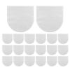 100 PCS Record Sleeves, 7in U Shaped Anti Static Record CD Player Protective Case Cover view 1
