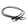 1 Pair DC 5521 Power Pigtails Cable,1.6ft Male and Female 5.5 * 2.1mm 12V 120W 18AWG Power Supply Connecting Repair Cable for CCTV Security Camera LED Strip Light(50cm+50cm) view 2