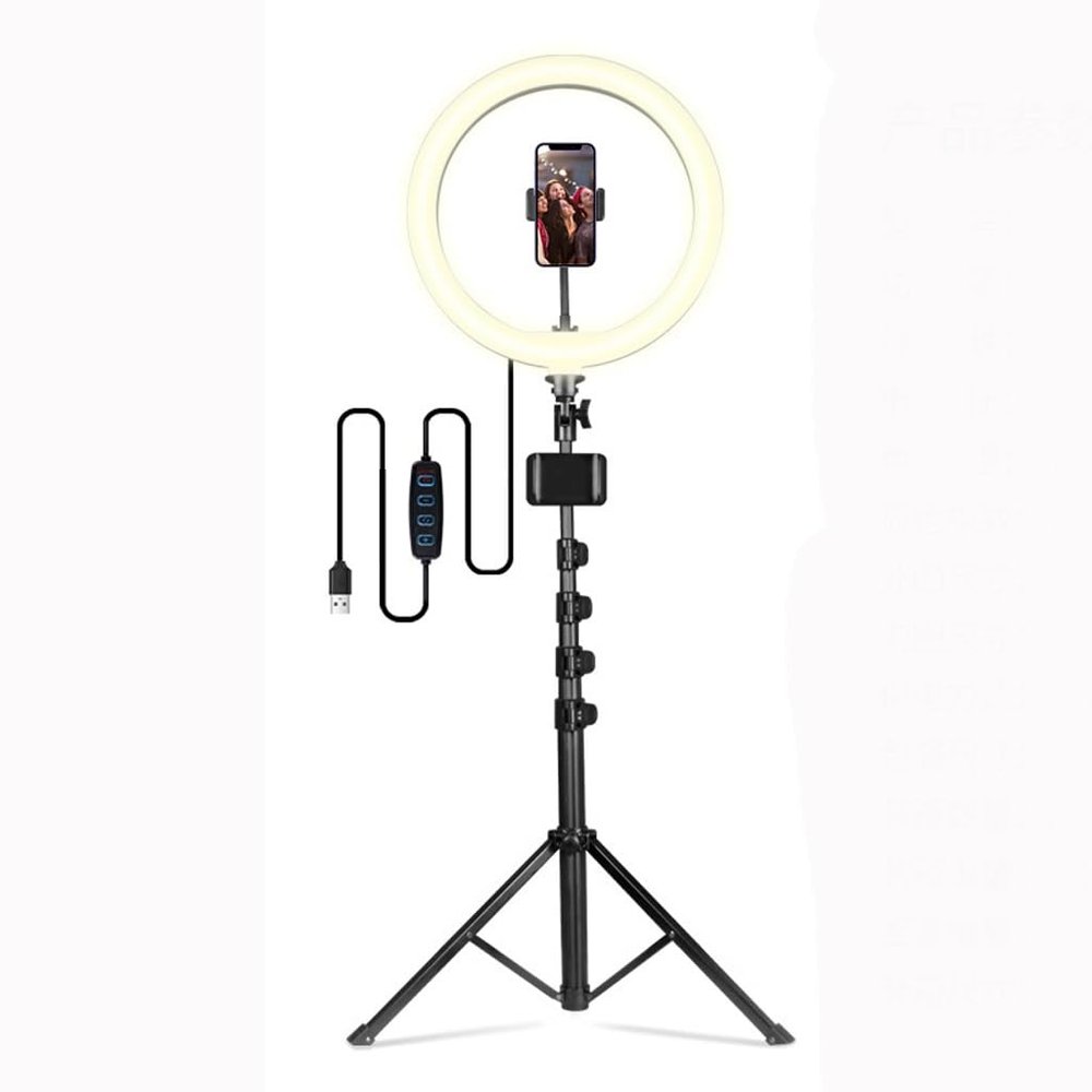 YUYUFA Mobile Live Streaming Stand Fill Light Selfie Ringlight Anchor Light Selfie Beauty Lighting Light
