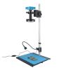 Professional Microscope Lens, 13MP 1080P HDMI USB Industrial Digital Video Microscope Camera 10X-130X Zoom C Mount Lens for Phone PCB Soldering Repair Tools Easy to Use and Setup ( view 3