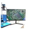 Professional Microscope Lens, 13MP 1080P HDMI USB Industrial Digital Video Microscope Camera 10X-130X Zoom C Mount Lens for Phone PCB Soldering Repair Tools Easy to Use and Setup ( view 4