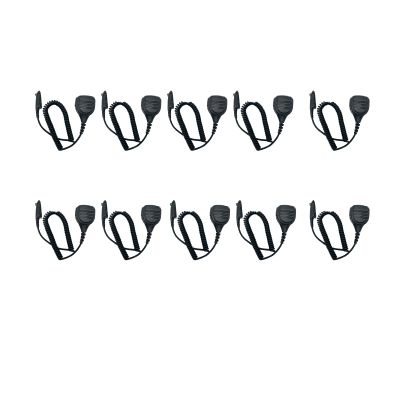 biemotwoway 5 Pack Heavy Duty Speaker Mic for GP/HT/MTX/PTX/PRO Series - Compatible with GP340, HT750, MTX850, PRO5150 Radios (Noise Cancelling Hands-Free) Not for GP328/GP338