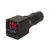 Professional Microscope Lens, Black 20MP HDMI VGA 1080P Digital Video Microscope Camera with 130X C Mount Lens Industrial Microscopio Phone PCB Repair Tools Easy to Use and Setup ( view 3