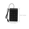 Lurrose 2pcs Portable USB Numeric Keypad with Keys Compact Financial and Banking Number Pad for Desktop and Laptop Durable Quick Access USB Interface for Efficient Data Entry view 2