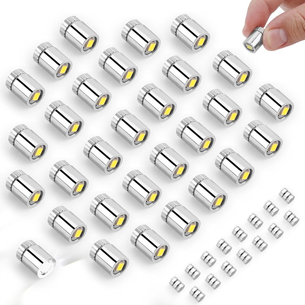 30pcs Mini Led Lights for Craft, Tiny Small Light with 45pcs Batteries