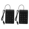 ARTIBETTER 2pcs USB Numeric Keypad Portable External Number Pad for Financial Accounting Compact Design for Laptop and Desktop Use Durable and Lightweight for Professionals view 1