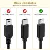 Hizsoaor Micro USB Cable, Fast Charging & Data Sync Cable Compatible with Kodak Easyshare C1530/C1550/M22/M23/Mini M200, Pixpro AZ401/AZ421/AZ252, Kodak C123/C142/C183/FZ152-RD/FZ53-RD & More(5ft) view 3