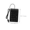 BRIGHTFUFU 2pcs Bank Financial Keyboard Numeric Keypad USB Portable External Number Pad for Laptop Computer Pc Keypad view 2