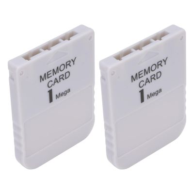 Pomya Game Console 1MB Memory Card for PS1 High Speed Game 1 Mega Video Game Console, for Classic Gaming System Replacement Memory Card (2 Pieces)
