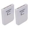 Pomya Game Console 1MB Memory Card for PS1 High Speed Game 1 Mega Video Game Console, for Classic Gaming System Replacement Memory Card (2 Pieces) view 1