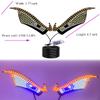 Car Devil Eye Lights,LED Window Devil Eye Lights,Dynamic Devil Eye car Lights,car Windscreen and Rear Window USB Plug Push Button Control Eye LED Lights view 3