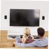 Holibanna Surround Sound Wall Rack 6 Pack Mount Brackets Wall Mount Speakers Brackets Sturdy Abs Tilt Swivel for View view 3