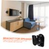 Holibanna Surround Sound Wall Rack 6 Pack Mount Brackets Wall Mount Speakers Brackets Sturdy Abs Tilt Swivel for View view 4