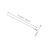 DOITOOL 2pcs USB Led Keyboard Light Gooseneck Eye-Caring Reading Lamp Portable for Laptop Desk and Night Use for Reading and Work view 2