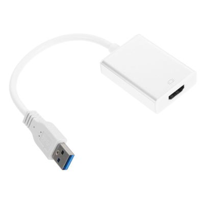Holibanna USB to Video Adapter for Pc and Laptop Supports Output Multiple Displays Backward Compatible USB External Graphics Card Converter for and Monitors